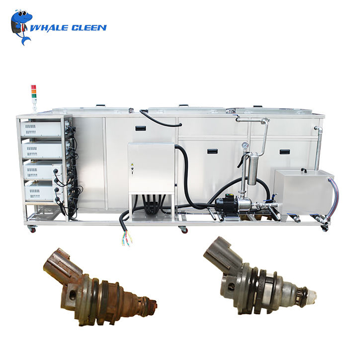 Custom Five-Tank Ultrasonic Cleaner For Rust Removal Precision Parts 77L 135L And 264L Parts Washer Tanks