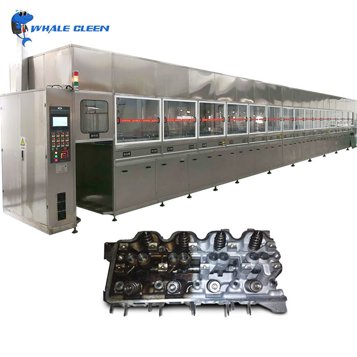 Multi-Tank Ultrasonic Vacuum Cleaning Machine with Robotic Arm Custom Industrial Parts Washer