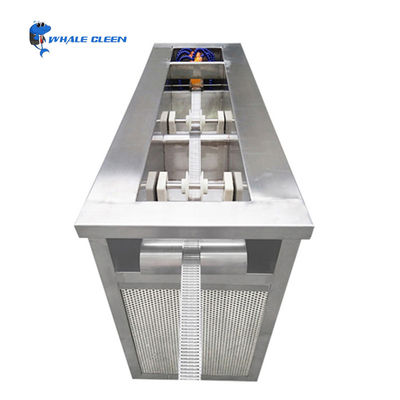 OEM ODM Industrial Ultrasonic Bath Cleaner สายพานตาข่ายสายพานลำเลียงอัตโนมัติผ่านประเภท