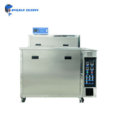 เครื่องทําความสะอาด ultrasonic 3 ขั้นตอน อุตสาหกรรมที่มีจอดิจิตอลและความร้อน 4.5kW