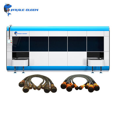 เครื่องทําความสะอาด ultrasonic อุตสาหกรรม 6 ถัง