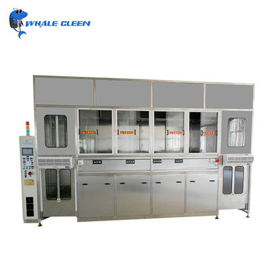 เครื่องทําความสะอาด ultrasonic อุตสาหกรรมที่มีระบบควบคุม PLC และการปรับแต่งไม่มาตรฐาน