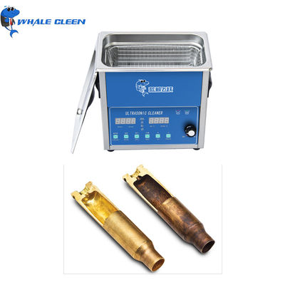 เครื่องทำความสะอาดอัลตราโซนิก 40KHz 3.2L สำหรับชิ้นส่วนปืนขนาดใหญ่พร้อมฟังก์ชั่นปรับกำลังไฟฟ้า