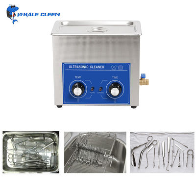 6.5L Medical Ultrasonic Cleaner การควบคุมเครื่องกล Ultrasonic Surgical Instrument Cleaner
