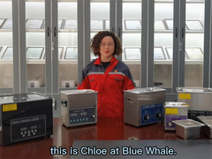 เครื่องทำความสะอาดอัลตราโซนิกตั้งโต๊ะ Blue Whale